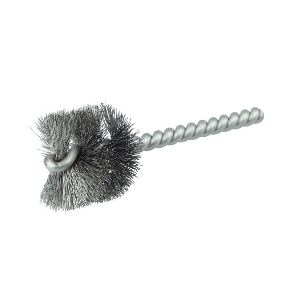 Weiler 1-1/4" Power Tube Brush, .008" Steel Wire Fill, 1" Brush Length 21080 - main